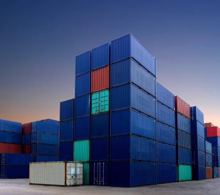 Container yard in the business of import-export industry