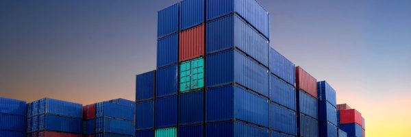 Container yard in the business of import-export industry